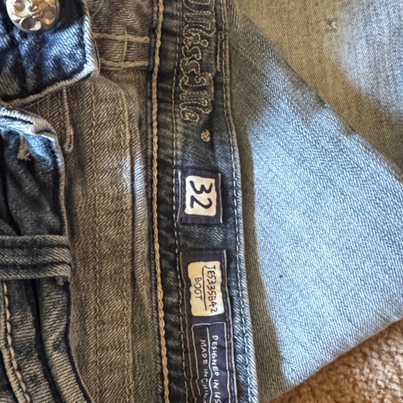 Rare Long tall miss me jeans from buckle 32 bling - Picture 3 of 4